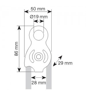 Polea SPHINX PRO de CAMP SAFETY.