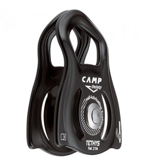 Polea TETHYS BLACK. CAMP SAFETY.