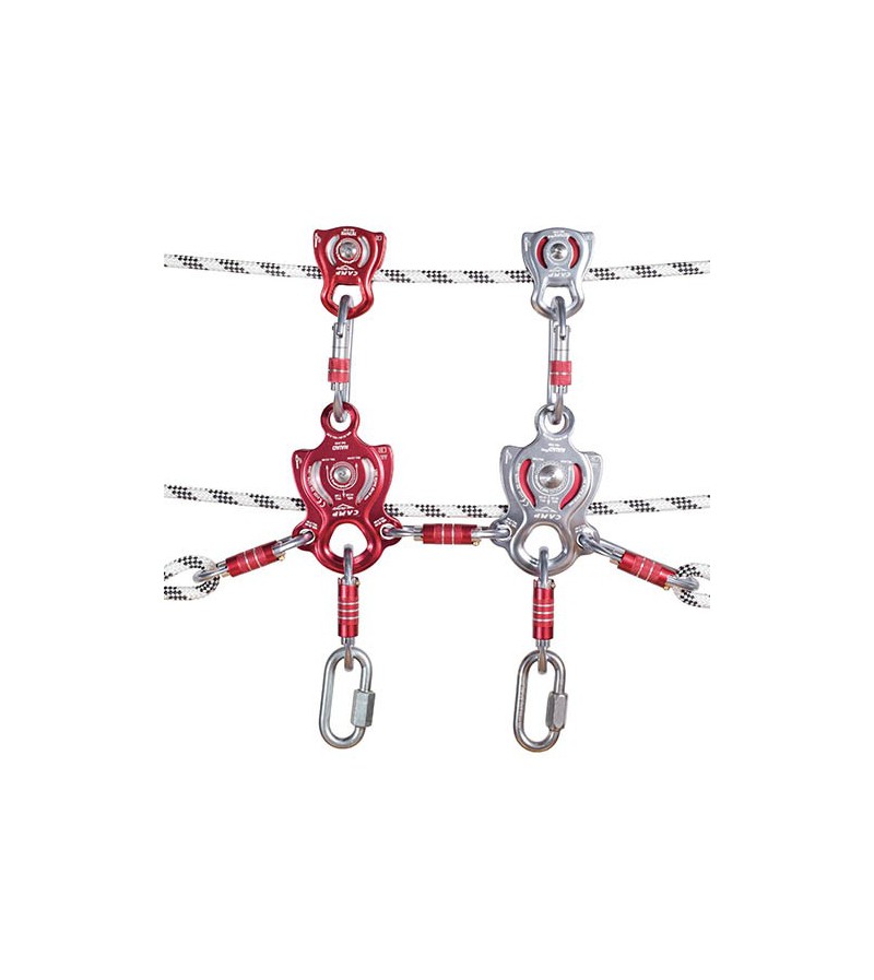 Polea TETHYS BLACK. CAMP SAFETY.