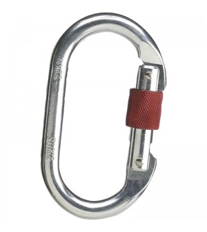 Mosquetón acero rosca AM002X5