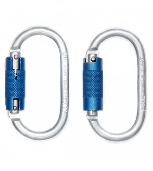 Mosquetón acero automático SYMMETRIC ST. FIXE.