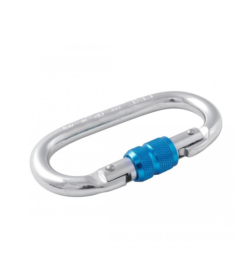 Mosquetón acero rosca SYMMETRIC ST. FIXE.