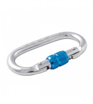 Mosquetón acero rosca SYMMETRIC ST. FIXE.