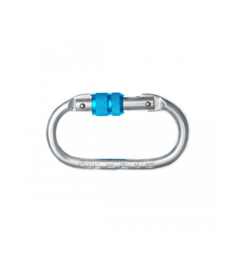 Mosquetón acero rosca SYMMETRIC ST. FIXE.