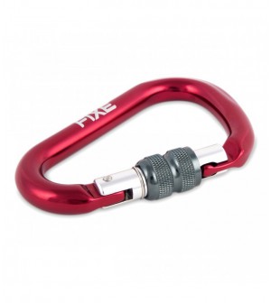 Mosquetón de aluminio rosca LOTUS. FIXE.