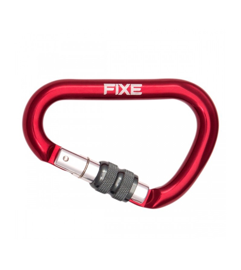 Mosquetón de aluminio rosca LOTUS. FIXE.