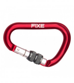 Mosquetón de aluminio rosca LOTUS. FIXE.