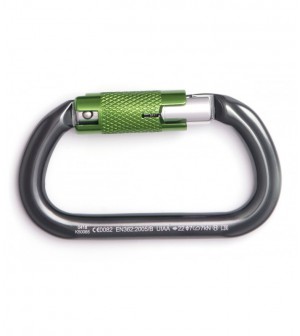 Mosquetón aluminio automático SYMMETRIC 3P. FIXE.