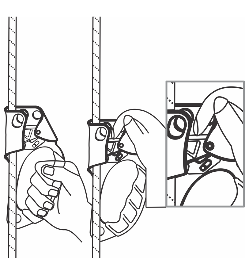 Puño de ascenso derecho FA7000300. KRATOS SAFETY.