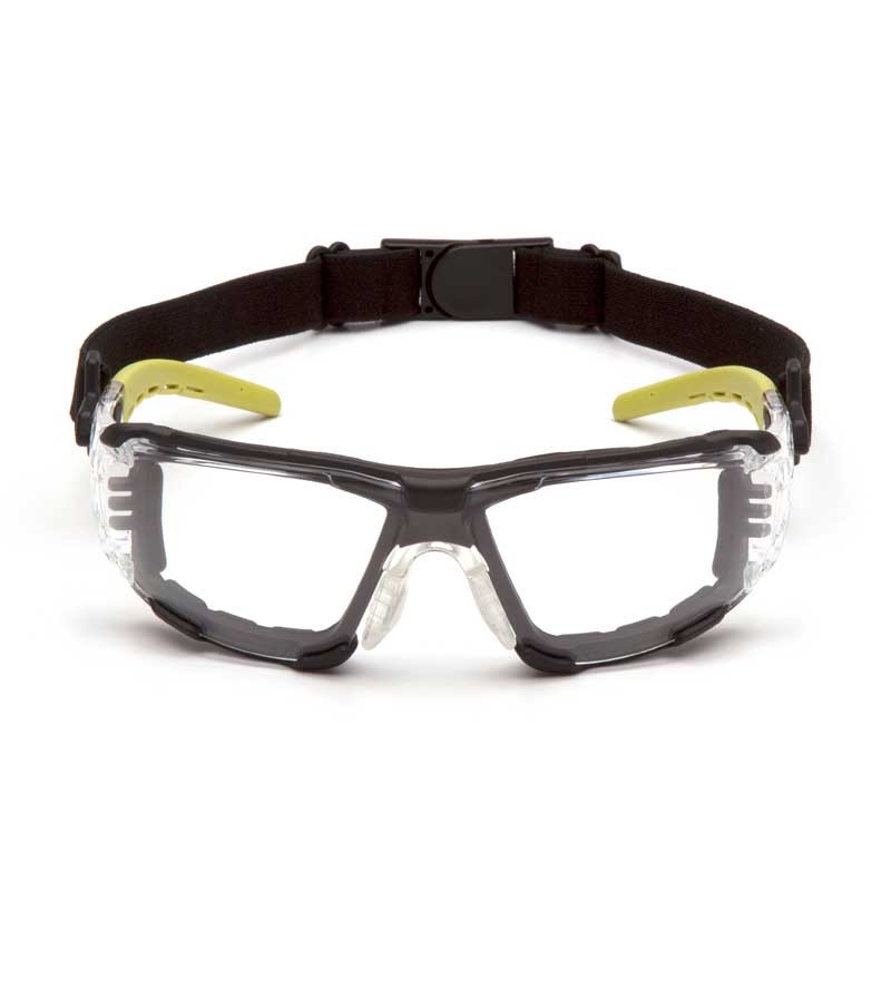 Gafas PYRAMEX FYXATE incolora. IRUDEK.