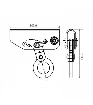 Línea de anclaje de cuerda trenzada con anticaídas y absorbedor FA20102XX. KRATOS SAFETY. Línea de anclaje de cuerda trenzada con anticaídas y absorbedor FA20102XX. KRATOS SAFETY.