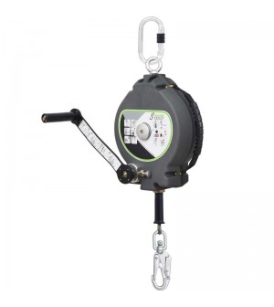 Anticaídas Retráctil con torno de rescate OLYMPE FA2040130. KRATOS SAFETY.
