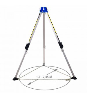 Trípode para espacios confinados TRIP 4. IRUDEK.