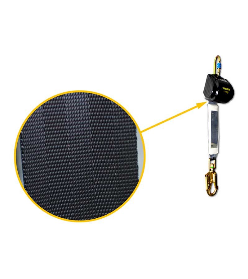 Anticaídas retráctil de cinta Tiger 2.5. IRUDEK.