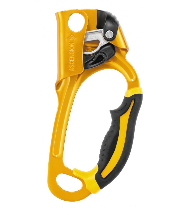 Puño ascenso derecho ASCENSION NEGRO/AMARILLO. PETZL.