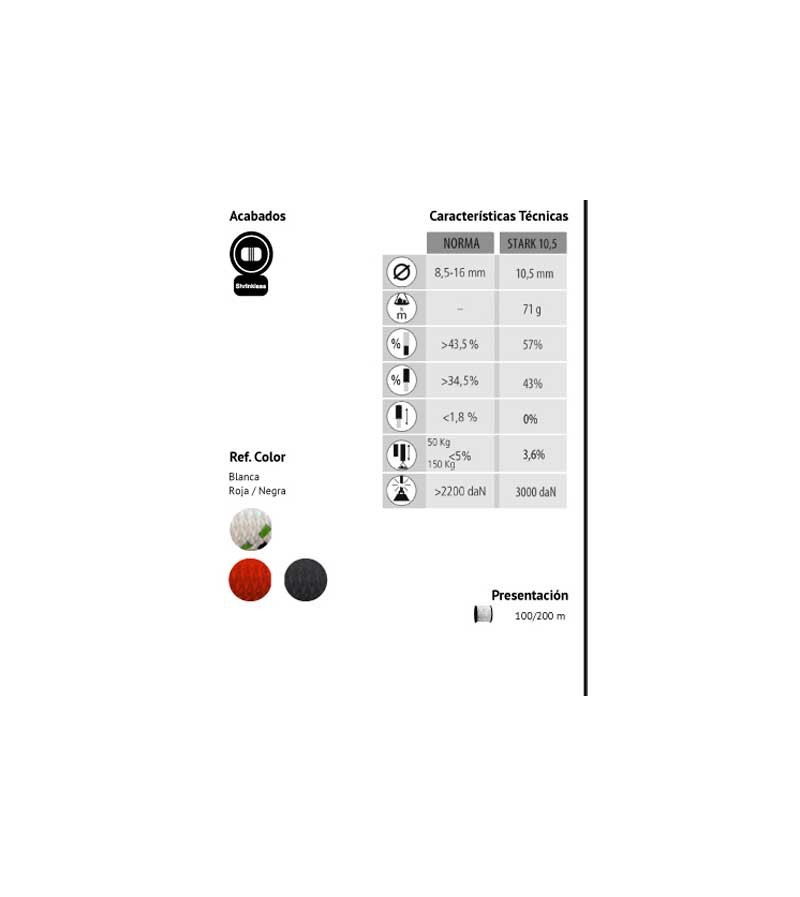 Cuerda semiestática STARK 10,5. KORDA'S.
