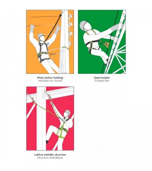 Conjunto de pértiga telescópica, cabezal y gancho de suspensión. KRATOS SAFETY.