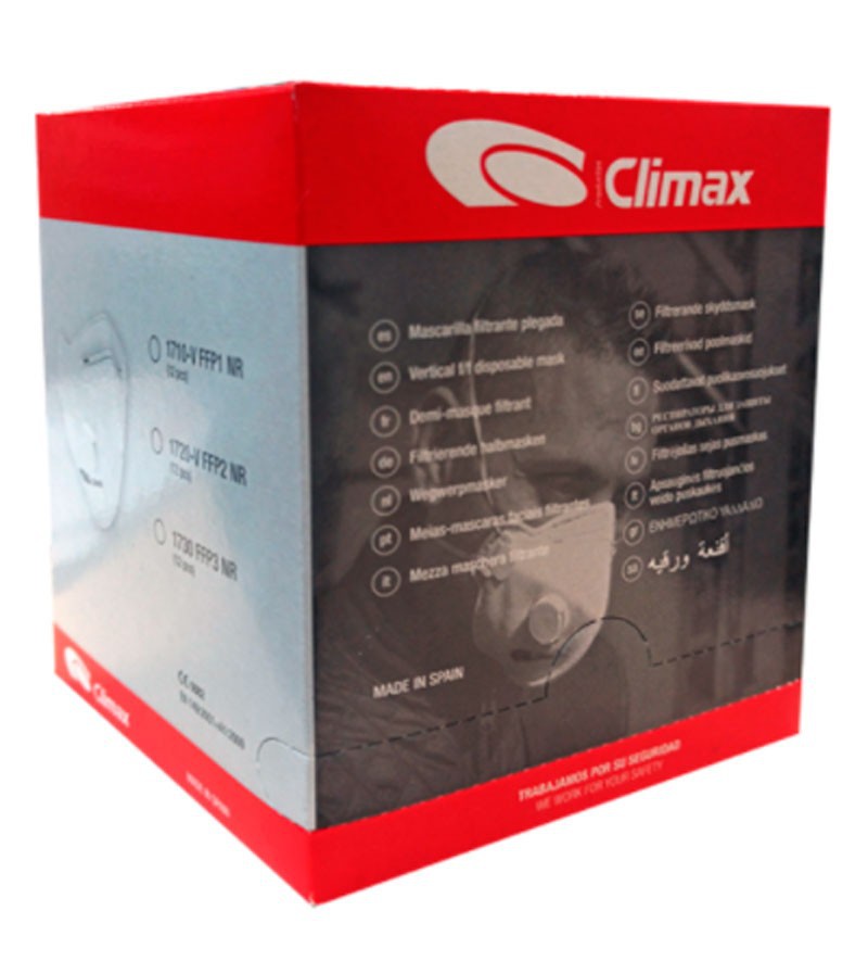 MASCARILLA PROTECCIÓN RESPIRATORIA FFP3 1730-V. CLIMAX