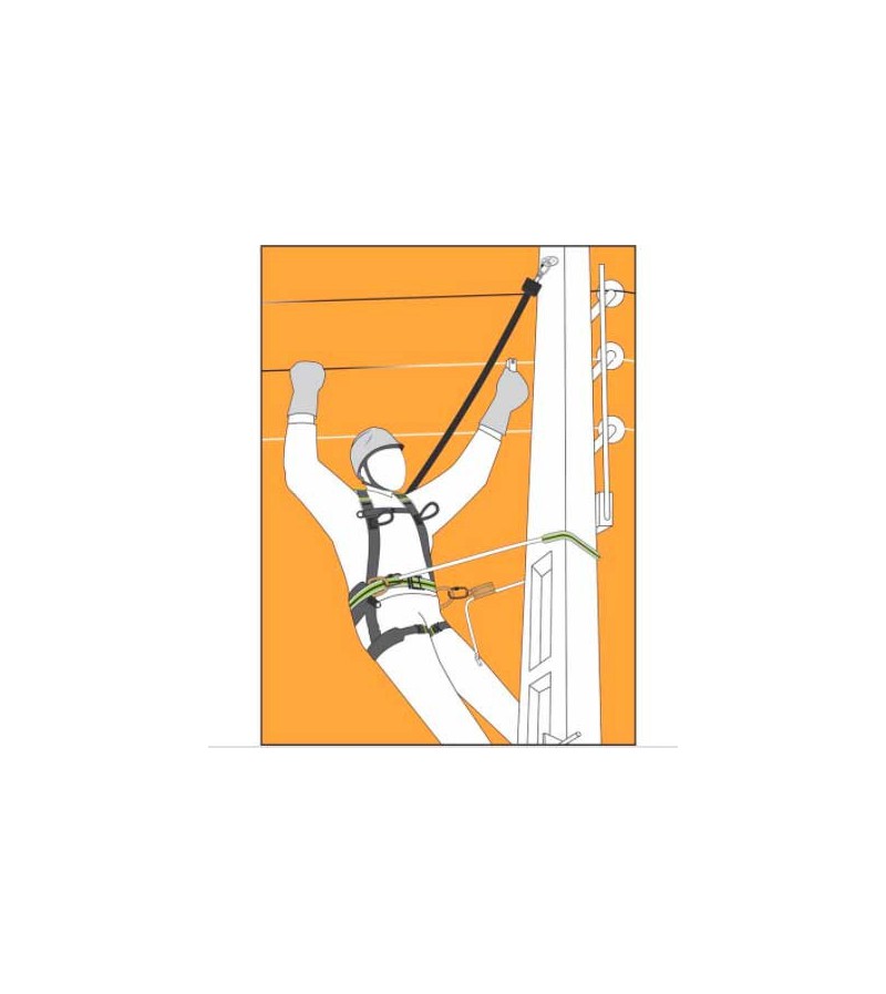 ANTICAÍDAS RETRÁCTIL HELIXON FA2040203B. KRATOS SAFETY.