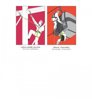 PUNTO DE ANCLAJE TEMPORAL MÓVIL DIELÉCTRICO PARA VIGA METÁLICA FA6000804. KRATOS SAFETY