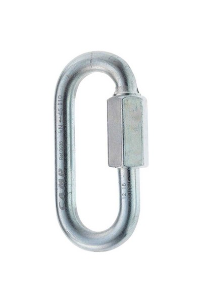 MAILLON DE ACERO 10 mm OVAL QUICK LINK STEEL. CAMP SAFETY
