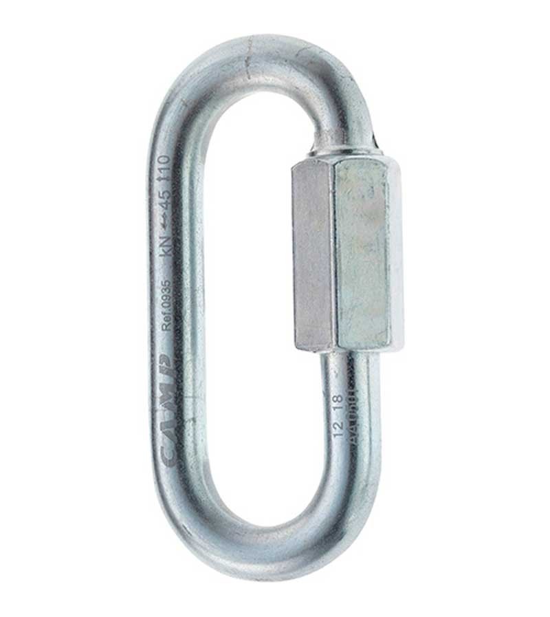 MAILLON DE ACERO 10 mm OVAL QUICK LINK STEEL. CAMP SAFETY