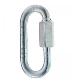 MAILLON DE ACERO 10 mm OVAL QUICK LINK STEEL. CAMP SAFETY
