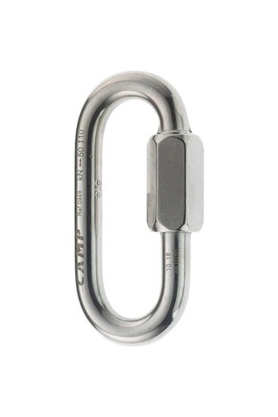 MAILLON DE ACERO INOXIDABLE 8 mm OVAL QUICK LINK STAINLESS. CAMP SAFETY