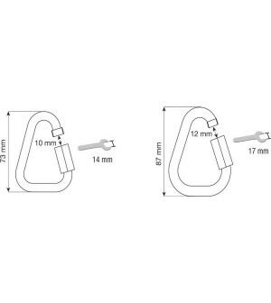 MAILLON DE ACERO INOXIDABLE 8 mm DELTA QUICK LINK STAINLESS. CAMP SAFETY