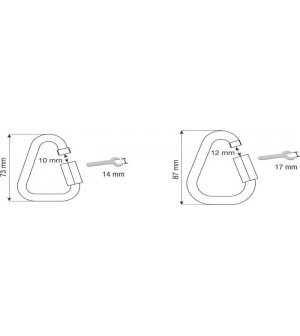 MAILLON DE ACERO INOXIDABLE 10 mm DELTA QUICK LINK STAINLESS. CAMP SAFETY MAILLON DE ACERO INOXIDABLE 10 mm DELTA QUICK LINK STAINLESS. CAMP SAFETY