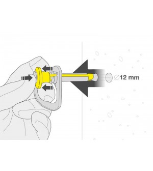 PLACA DE ANCLAJE AMOVIBLE COEUR PULSE. PETZL PLACA DE ANCLAJE AMOVIBLE COEUR PULSE. PETZL