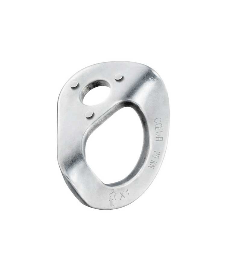 PLACA DE ANCLAJE COEUR BOLT STEEL. PETZL