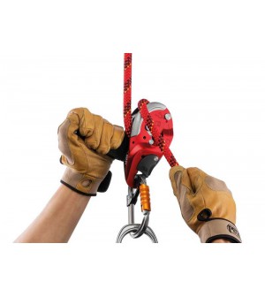 DESCENSOR AUTOFRENANTE CON FUNCION ANTIPANICO I'D L. PETZL