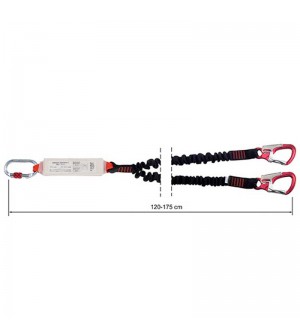 Elemento amarre doble cabo. SHOCK ABSORBER REWIND 7030208. CAMP SAFETY.