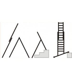 Escaleras para trabajos en altura