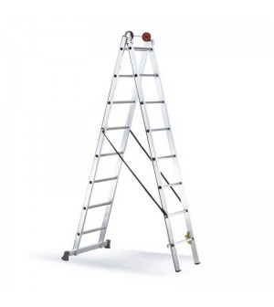 ESCALERA DE ALUMINIO TRANSFORMABLE EURO2