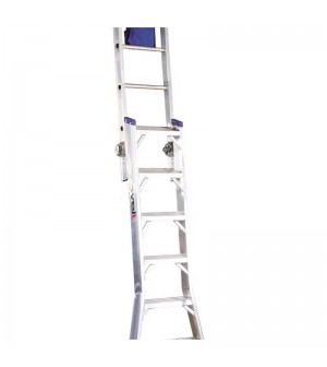 ESCALERA DE ALUMINIO TRANSFORMABLE ESCALERA DE ALUMINIO TRANSFORMABLE