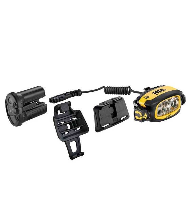 Linterna frontal para espeleología