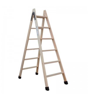 ESCALERA DE MADERA DE TIJERA S7