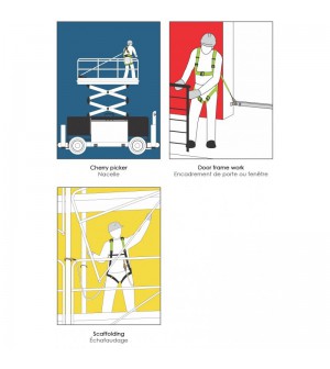 Arnés anticaídas FA1010500 KRATOS SAFETY.