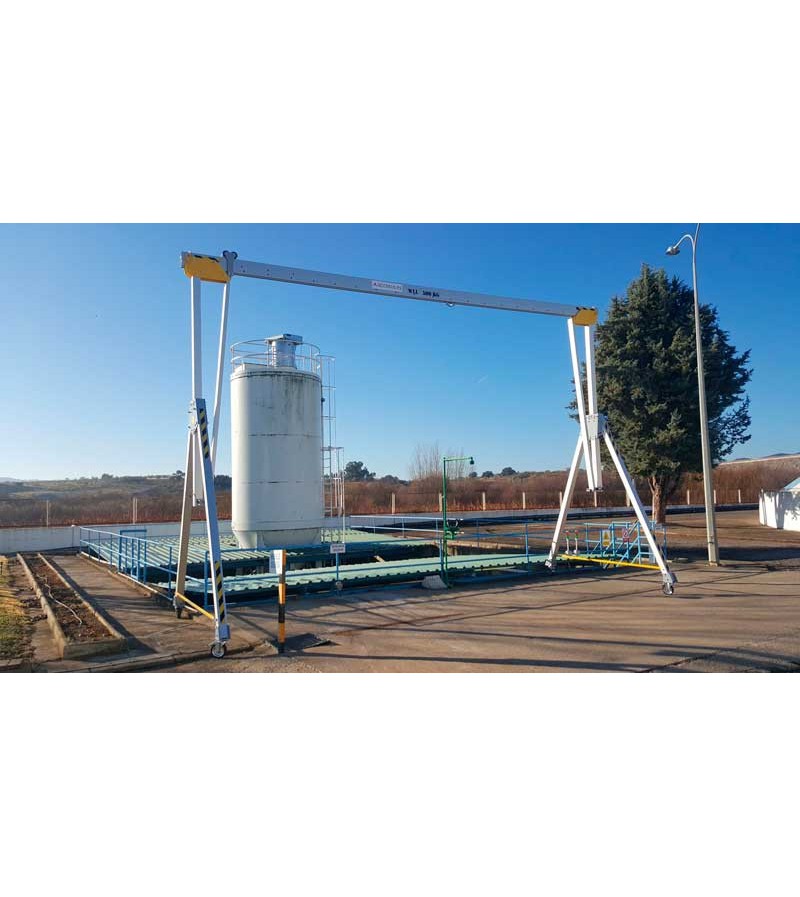 Pórtico para trabajos en altura