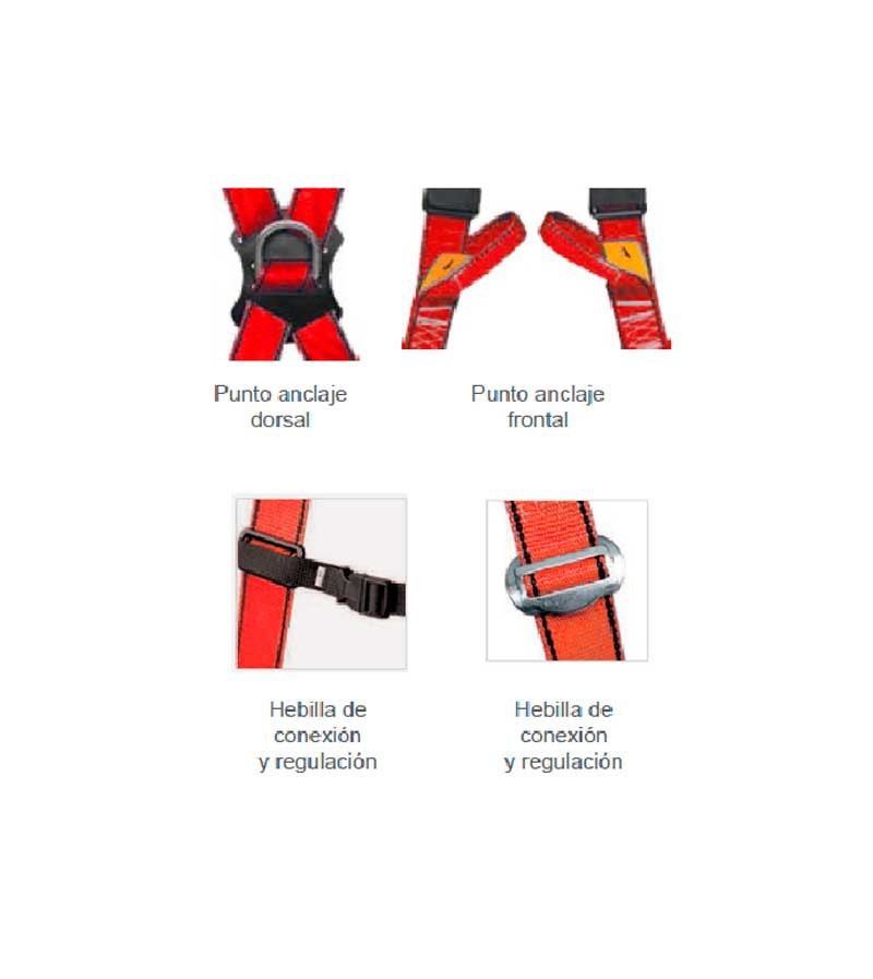 ARNÉS ANTICAÍDAS A11 DE ACCESUS