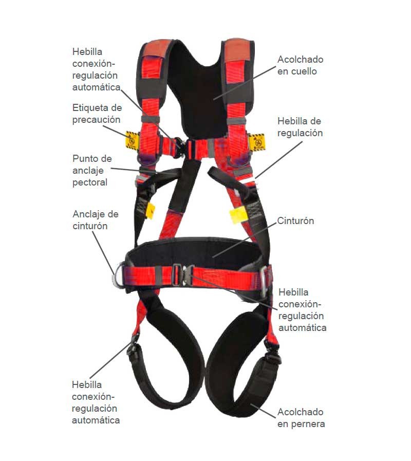 ARNÉS ANTICAÍDAS A52PRO