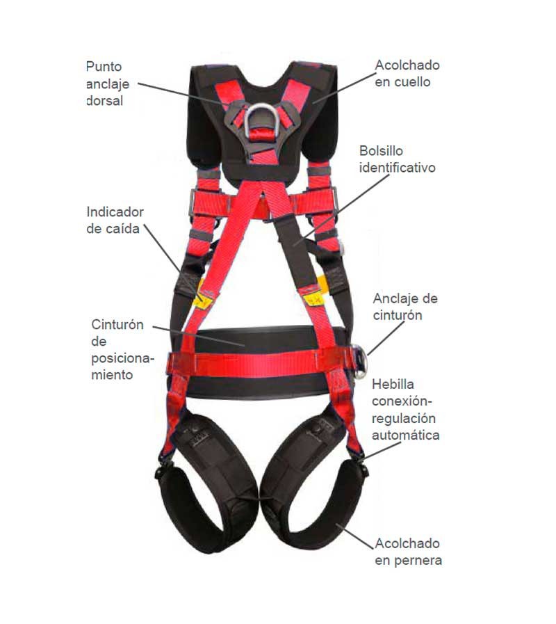 ARNÉS ANTICAÍDAS A52PRO