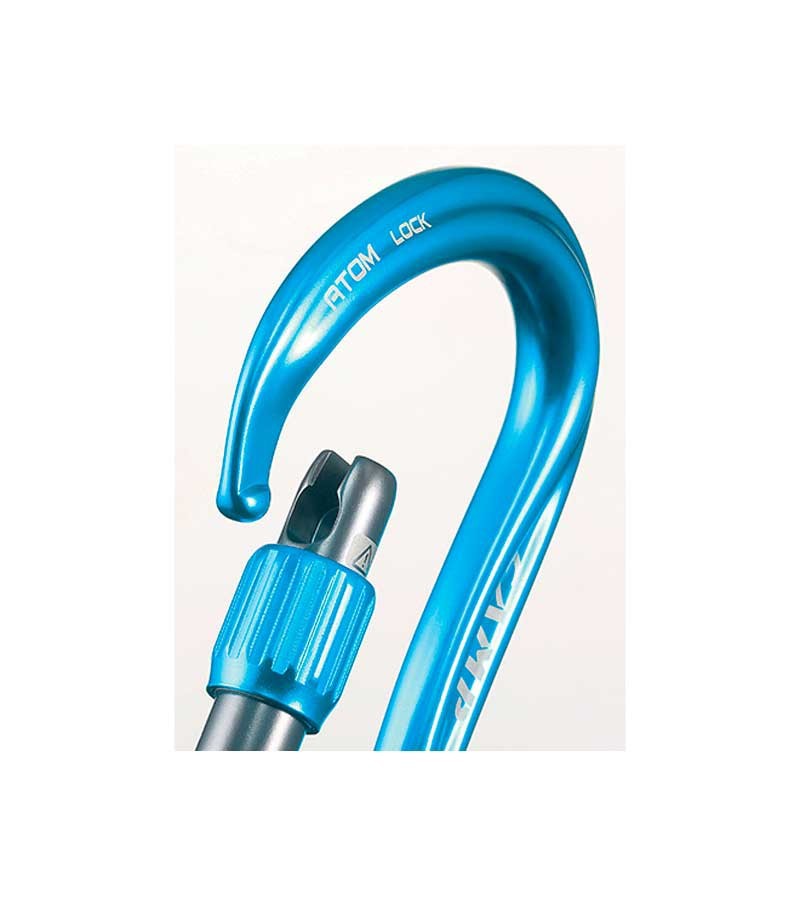 MOSQUETÓN ALUMINIO AZUL