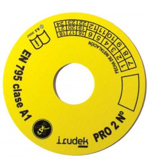 Placa identificativa anclaje PRO 2