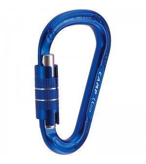 MOSQUETÓN  ALUMINIO HMS 2LOCK