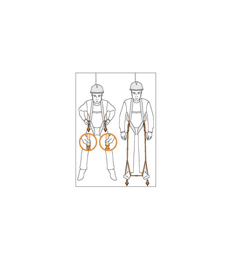 Cinta de suspensión para rescate