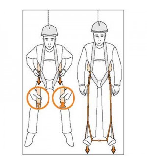 Cinta de suspensión para rescate