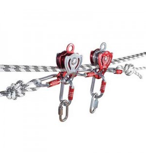 Poleas para escalada deportiva